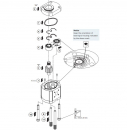 Drive shaft Z to flange with internal bearing A AZPF 16cc