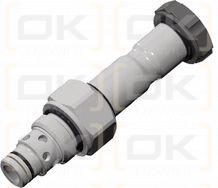 Elektrozawór Rexroth 2-drogowy; NO; 12,7mm; 3/4 16UNF; D36; OD150218A000000
