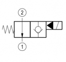 Elektrozawór Rexroth 2-drogowy; NO; 12,7mm; 3/4 16UNF; D36; OD150218A000000