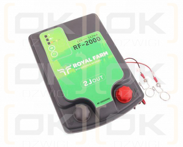 Elektryzator 2J bateryjno-sieciowy (uniwersalny) RF-2000 z zasilaczem ROYAL FARM