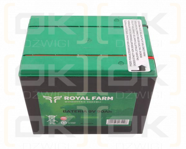 Bateria 90Ah 9V 6AS6 ROYAL FARM 201031012