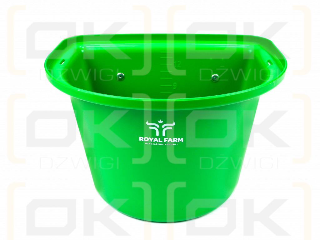Koryto, przenośne z zaczepami zielone, Royal Farm