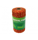 Тесьма для электрофехтования 2мм, 3x0,16мм SS желто-оранжевый 200м, Royal Farm