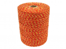 Тесьма для электрофехтования 2мм, 3x0,16мм SS желто-оранжевый 500м, Royal Farm