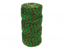 Оплетка для электрофехтования 2,5 мм, 3x0,20 мм SS зелено-оранжевый 100 м, Royal Farm