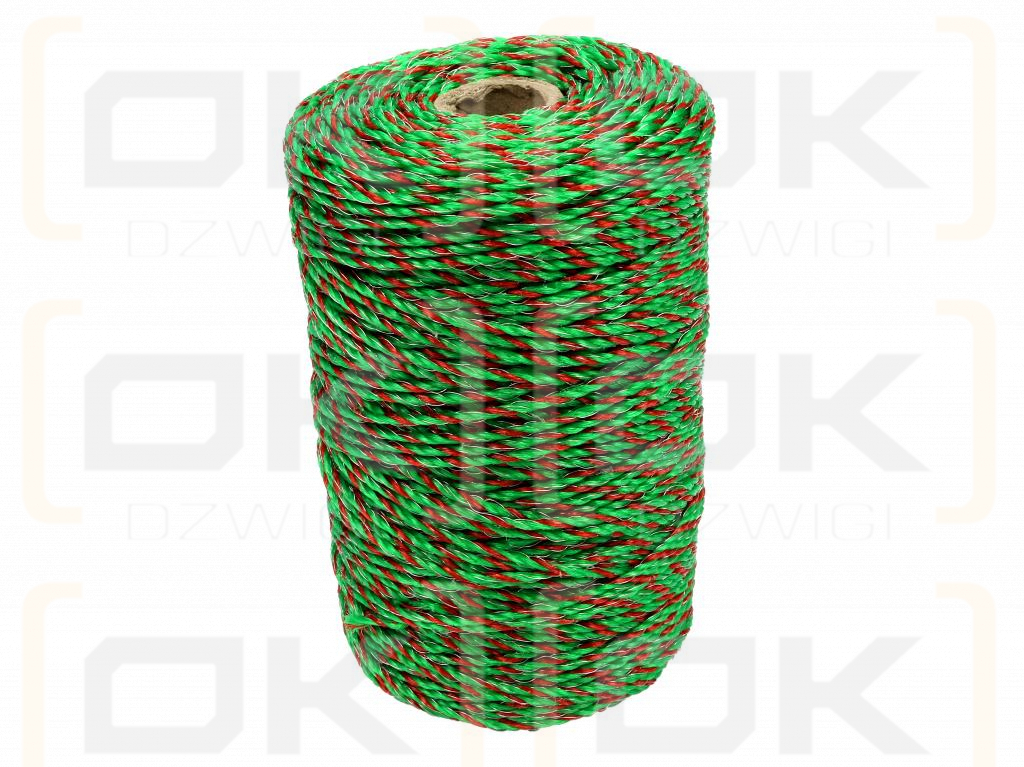Оплетка для электрофехтования 2,5 мм, 3x0,20 мм SS зелено-оранжевый 200 м, Royal Farm