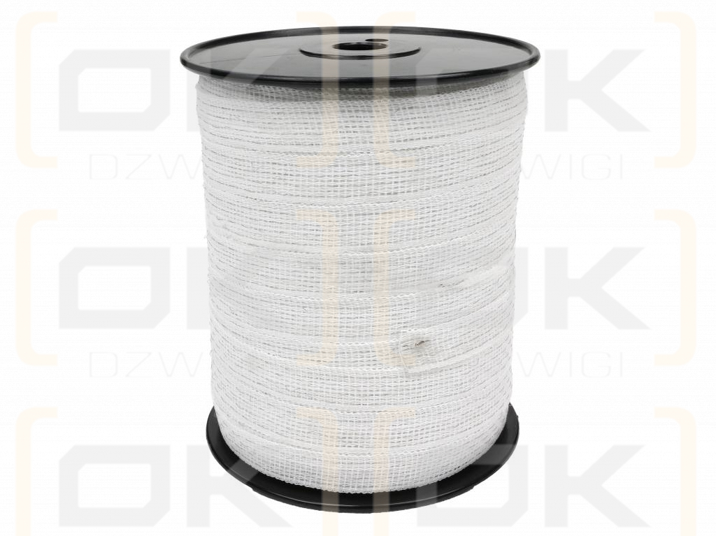 Лента для электроизгороди 20 мм, 4x0,16 мм SS белая 200 м, Royal Farm