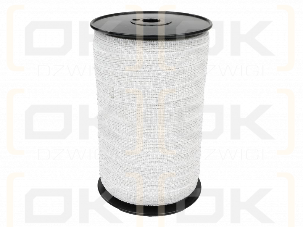 Лента для электроизгороди 20 мм, 2x0,25 мм Cu, 4x0,16 мм SS белая 200 м, Royal Farm