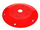 Working disc, Rotary mower 1.65 m thick, 4 mm square holes, Royal Farm