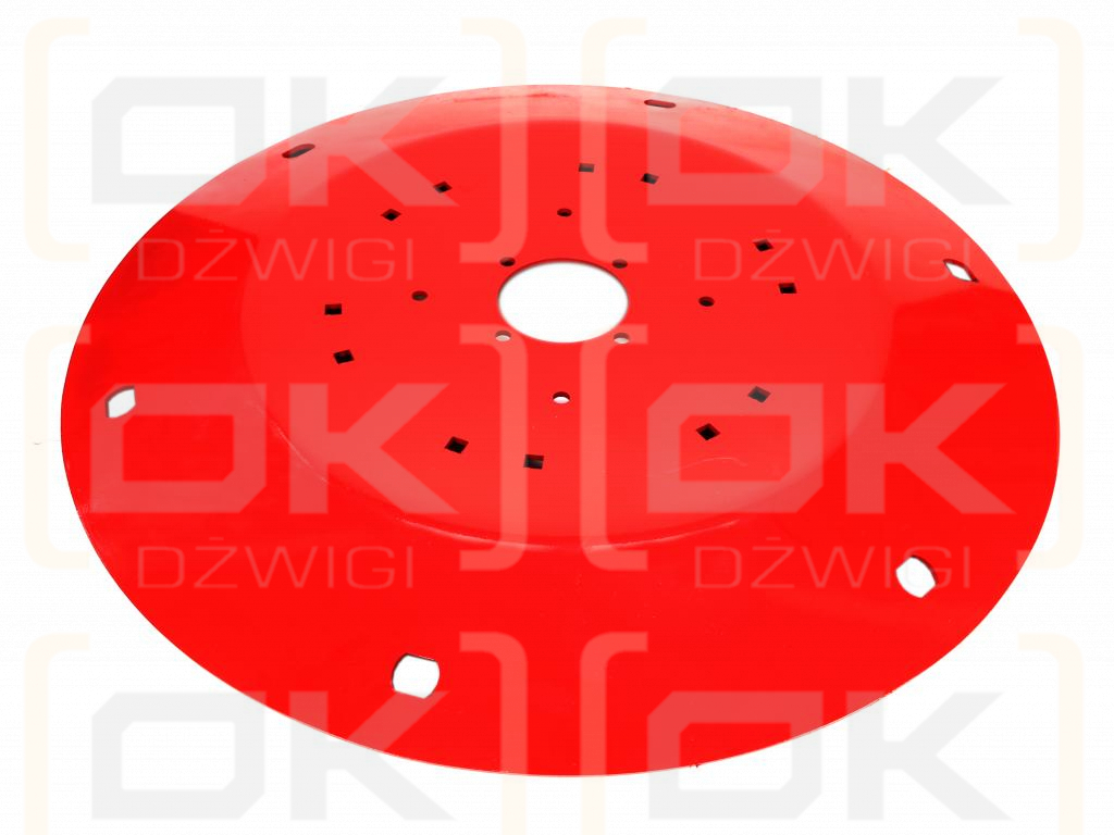 Working disc, Rotary mower 1.65 m thick, 4 mm square holes, Royal Farm