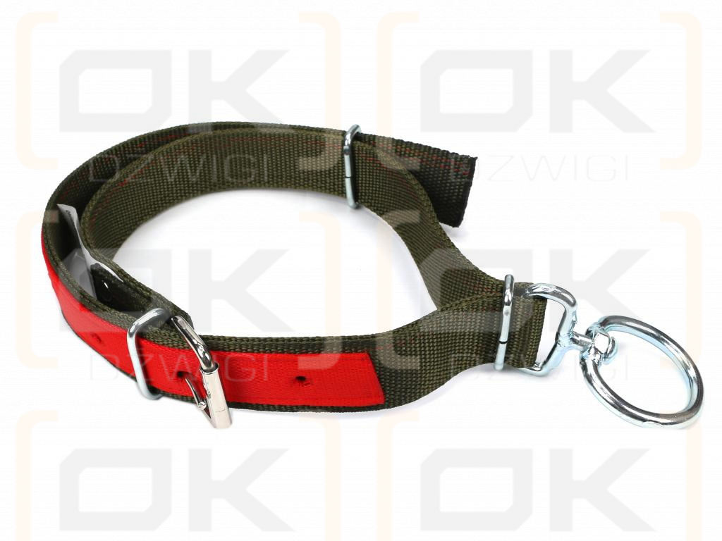 Obroża, 100 cm x 4 cm z okrętką 8 mm i rolką na klamrze, Royal Farm