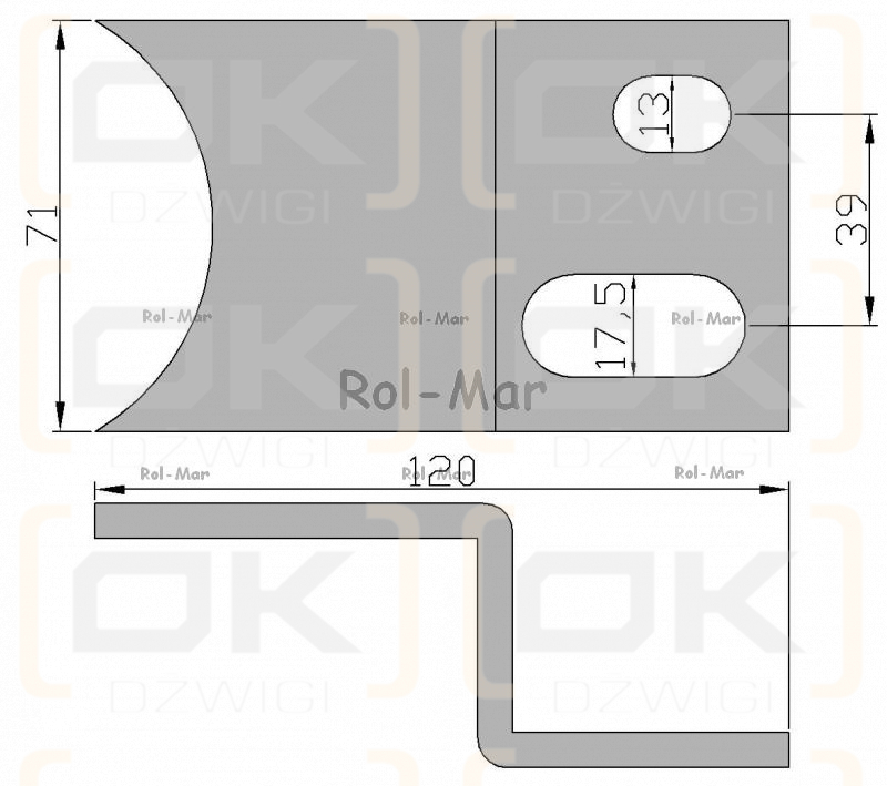 Skrobak prawy tylny Fortschritt T-088 0203963880 Rozrzutnik