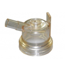 Korpus dolny kolektora 120ml przezroczysty Dojarka