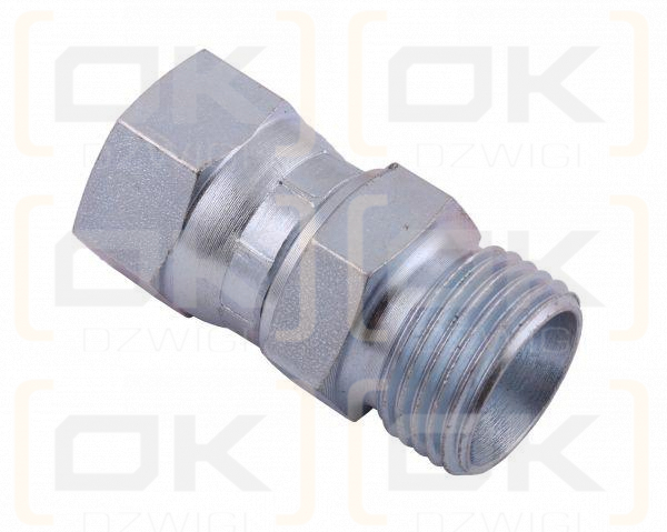 Przyłączka prosta hydrauliczna AB M18x1.5 (naktętka)  X 9/16