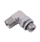 Hydraulic elbow 90 LONG with counter M16x1.5 X M18x1.5