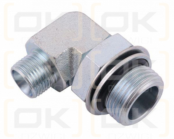 Kolanko hydrauliczne 90 LONG z przeciw. M27x2 X M18x1.5