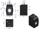 Solenoid valve coil 16mm 18W 230V