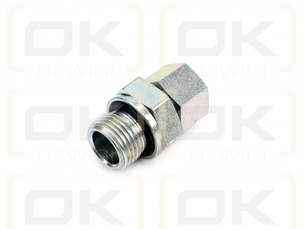 Przyłączka hydrauliczna AB (EVGE) M18x1.5 12L x 1/2