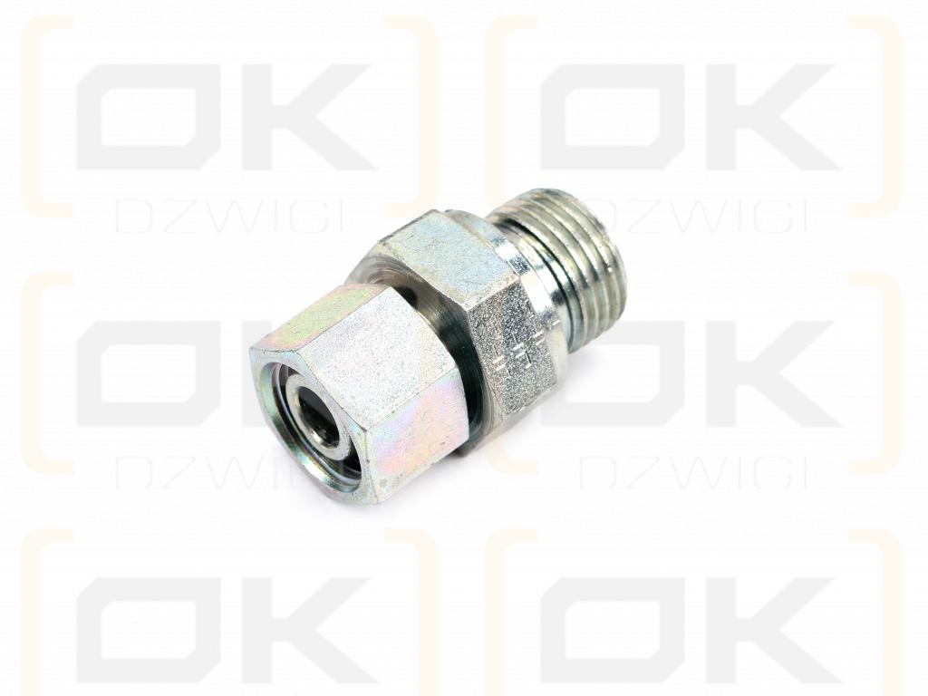 Przyłączka hydrauliczna AB (EVGE) M18x1.5 12L x 1/2