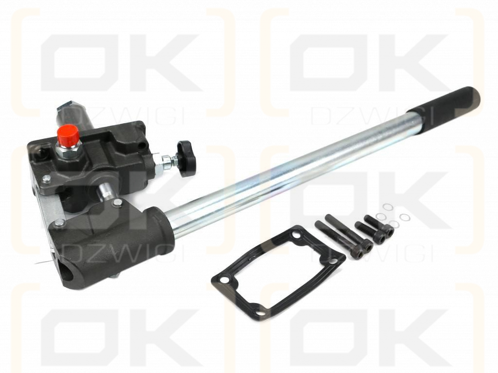 Pompa ręczna 45ccm (siłowniki 1-stronnego działania) 160 bar z gumową osłoną tłoczka roboczego