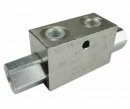 Twin check valve, VBPDE 1/4" controlled