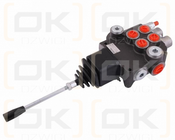 Rozdzielacz hydrauliczny dwusekcyjny (2-sekcyjny) 80L z joystickiem