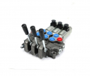 Rozdzielacz hydrauliczny (50 l/m) 3 sekc.ster. Ręczno elektryczne 12 DC - wszystkie sekcje otwarte ST26D