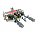 Rozdzielacz 8 sekcyjny. przyczepy leśne 70 l/min (2 sekcje krzyżowe z elektrycznymi joystickami oraz 2 dźwignie do podpór)