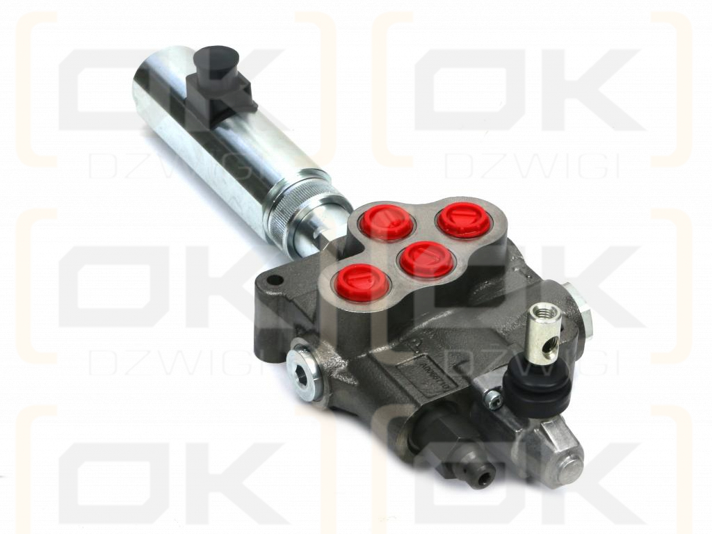 Rozdzielacz hydrauliczny (80 l/m) 1 sekc.ster. Ręczno elektryczne 12 DC