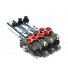 Rozdzielacz hydrauliczny (80 l/m) 3 sekc.ster. Ręczno elektryczne 24 DC