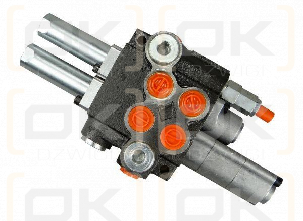 Rozdzielacz hydrauliczny 40L/min 2-sekcyjny z jedną sekcją pływającą na linki (kity)  