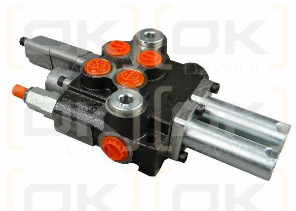 Rozdzielacz hydrauliczny 40L/min 2-sekcyjny z jedną sekcją pływającą na linki (kity)  