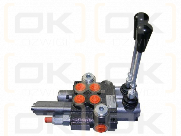 Rozdzielacz hydrauliczny dwusekcyjny 1-sekcja pływająca 40L