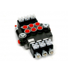 Rozdzielacz hydrauliczny 3-sekcyjny sterowany elektrycznie (12V) 80L