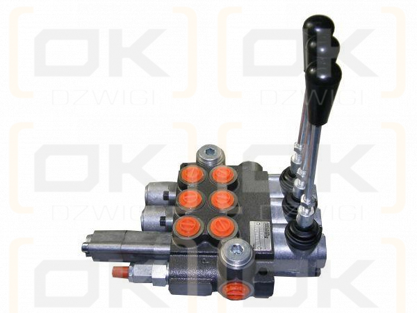 Rozdzielacz hydrauliczny trzysekcyjny 1-sekcja pływająca 40L