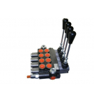 Rozdzielacz hydrauliczny czterosekcyjny z zatrzaskami (4) 40L
