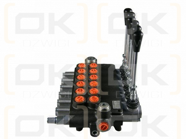 Rozdzielacz hydrauliczny sześciosekcyjny (6) 80L