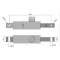 Cylinder hydrauliczny, siłownik SMN 1.20/86 nurnikowy rozsiewacz nawozów Brzeg Kraj