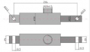 Cylinder hydrauliczny, siłownik SMN 1.20/86 nurnikowy rozsiewacz nawozów Brzeg Kraj