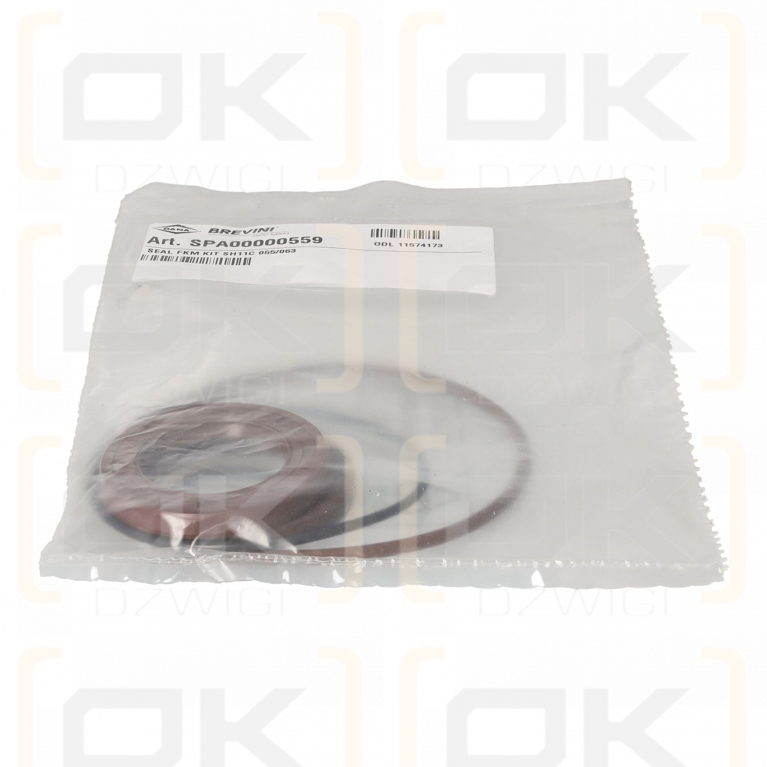Zestaw uszczelnień pompy Dana-Brevini SH11C 055/063 FKM