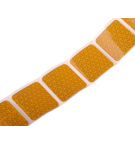 Taśma odblaskowa konturowa w segmentach żółta 1m bieżący