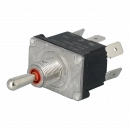 Переключатель: тумблер; Позиция: 3; DP3T; ВКЛ-ВЫКЛ-ВКЛ; 16А/250В переменного тока; TB