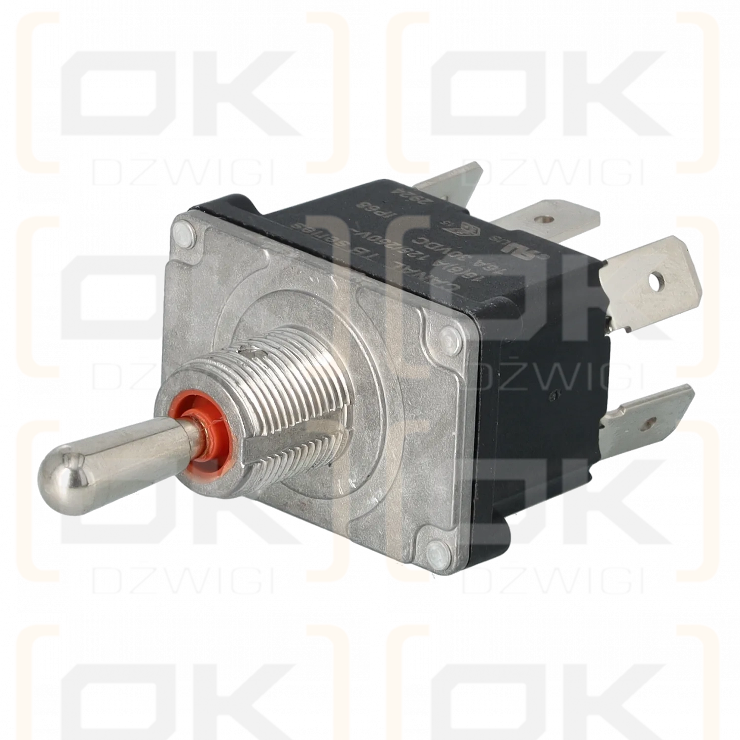 Переключатель: тумблер; Позиция: 3; DP3T; ВКЛ-ВЫКЛ-ВКЛ; 16А/250В переменного тока; TB