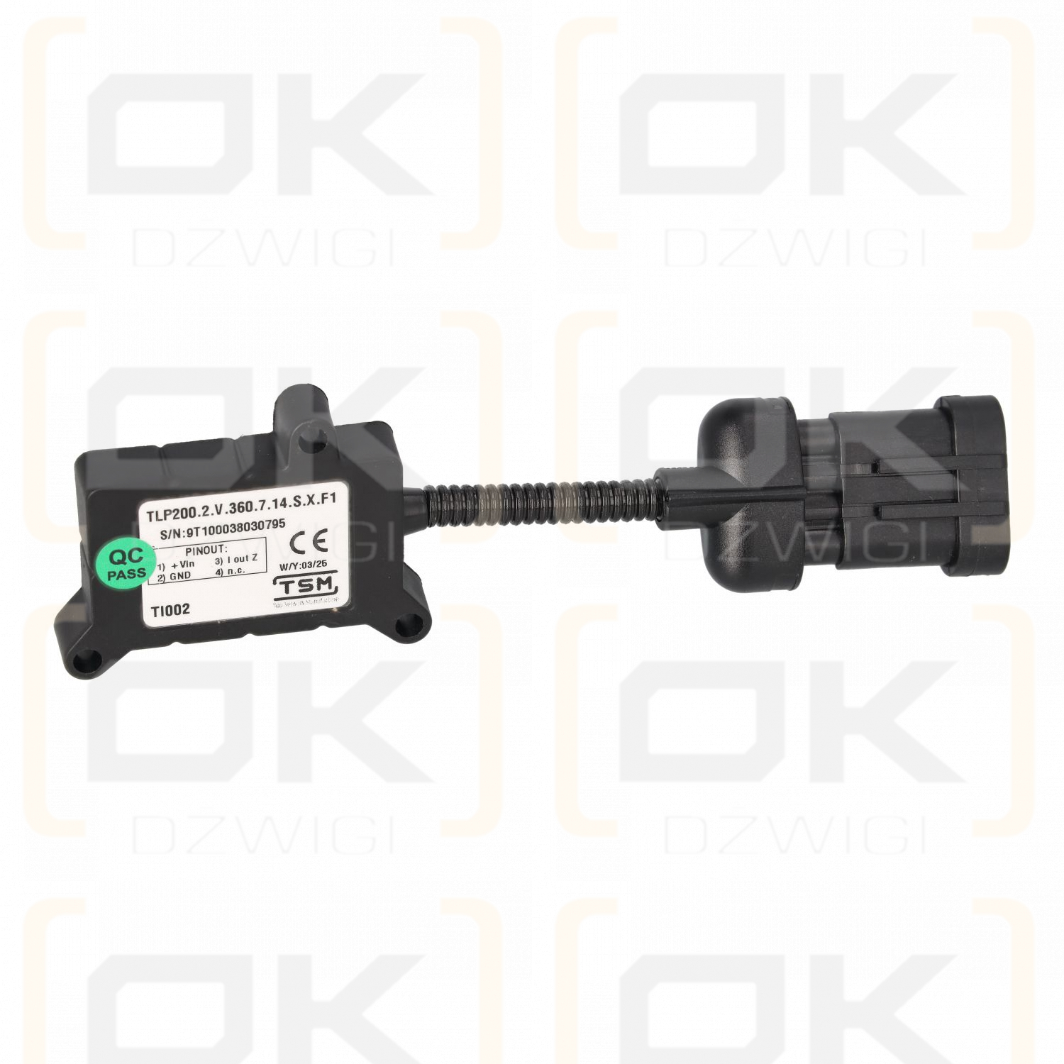 Fassi arm position sensor