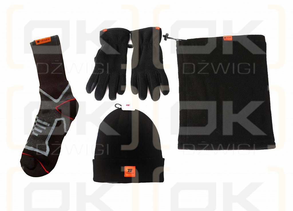 Winterset - Komfort und Schutz 3M, (4 Teile: Mütze, Halswärmer, Handschuhe, Socken), Teger