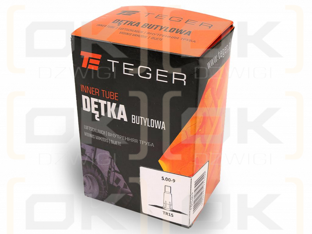 Butyl Tube 5.00-9 TR15 TEGER