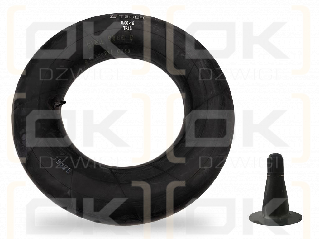 Butyl Tube 6.00-16 TR15 TEGER