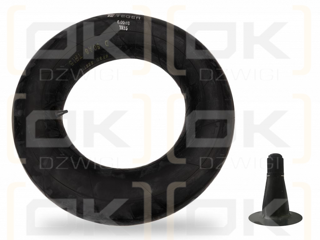 Butyl Tube 6.00-18 TR15 TEGER