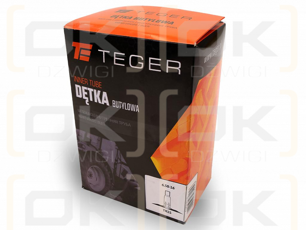 Butyl Tube 6.50-16 TR15 TEGER