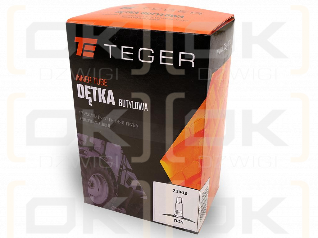 Butyl Tube 7.50-16 TR15 TEGER